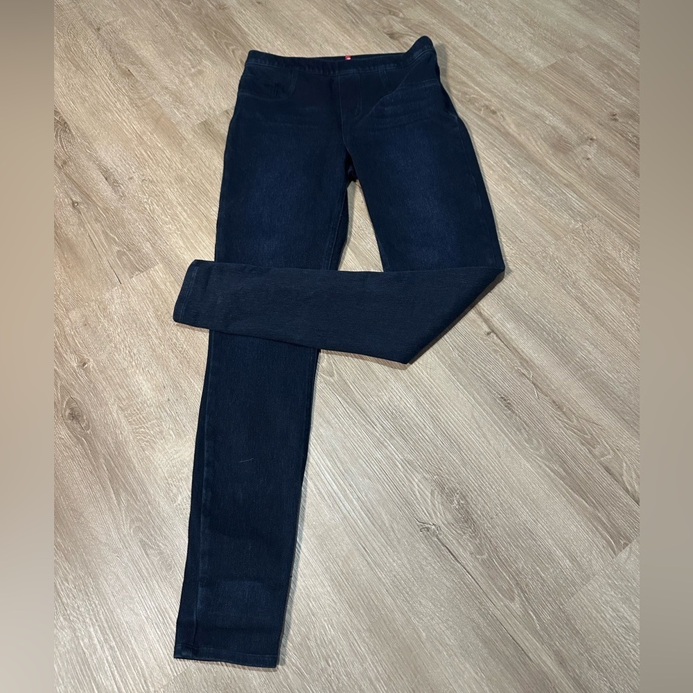 SPANX Women's Midnight Blue Skinny Jeans Size M